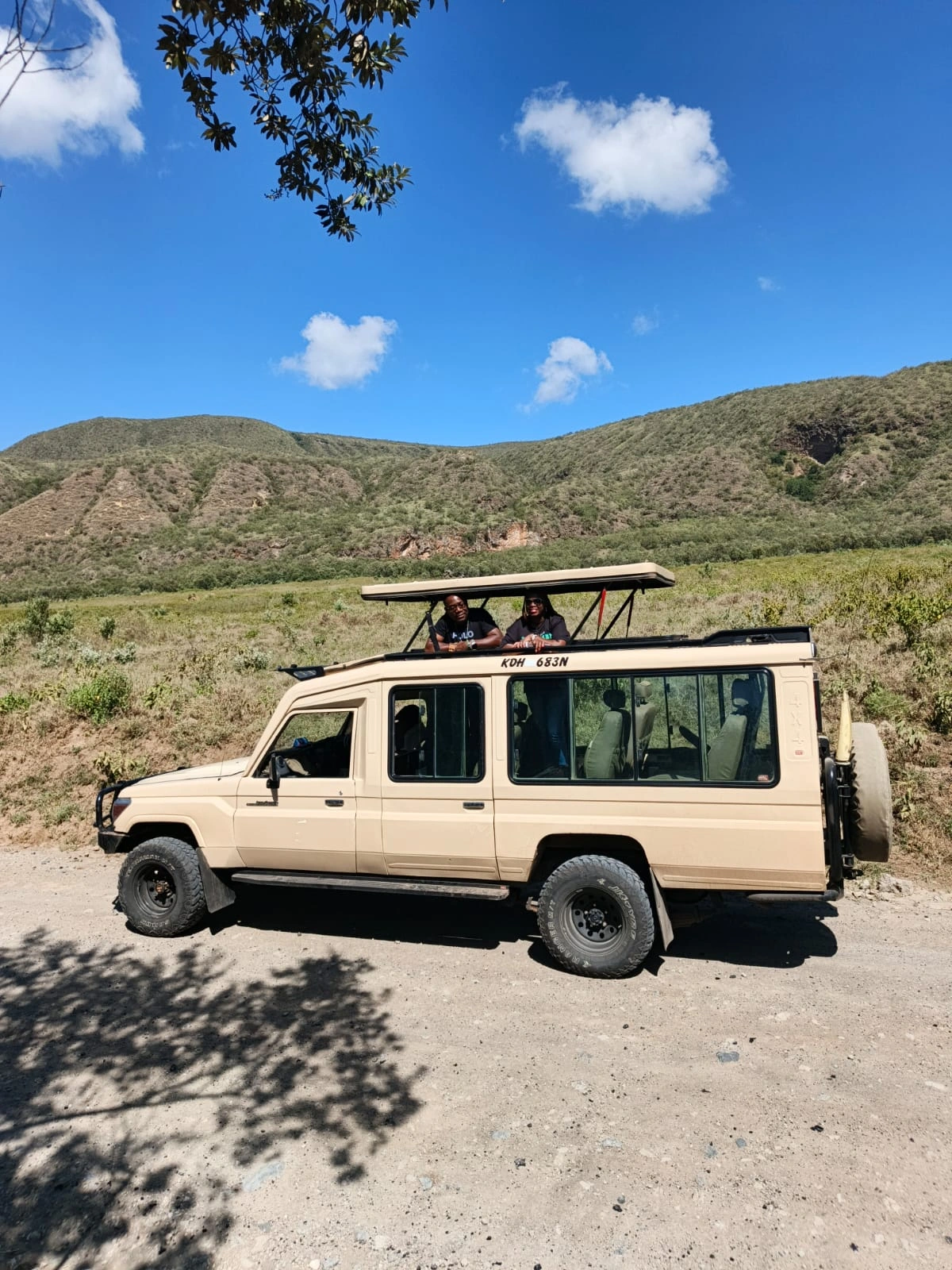 Esperanza Tourism safari vehicle and family safari planning